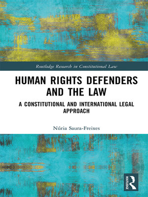 cover image of Human Rights Defenders and the Law